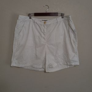 Lauren Ralph Lauren 20W Cotton White Sailing Walking Shorts